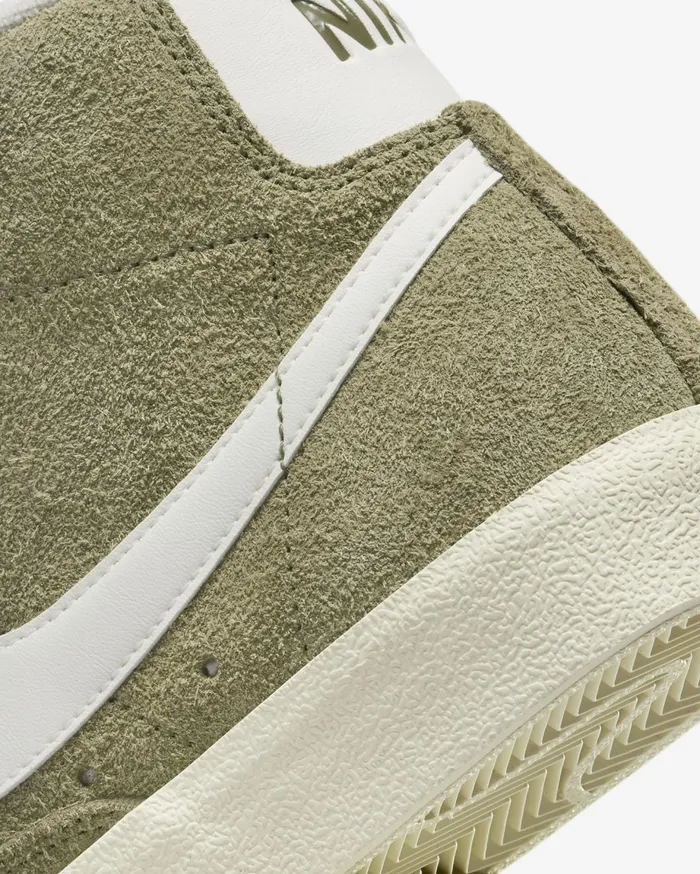 All Shoes Women Nike Blazer Mid 03977 Vintage Medium Olivecoconut Milkblacksail