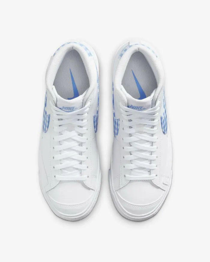 All Shoes Women Nike Blazer Mid 03977 Whiteuniversity Blue