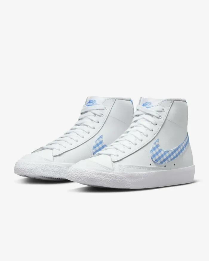 All Shoes Women Nike Blazer Mid 03977 Whiteuniversity Blue