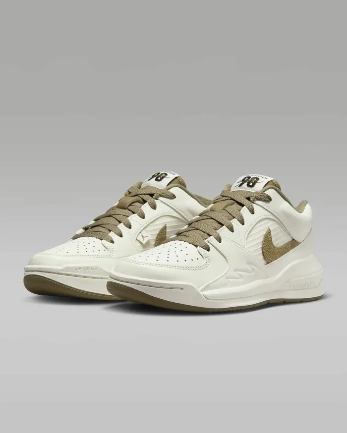 All Shoes Women Nike Jordan Stadium 90 Sailblackbrown Kelp