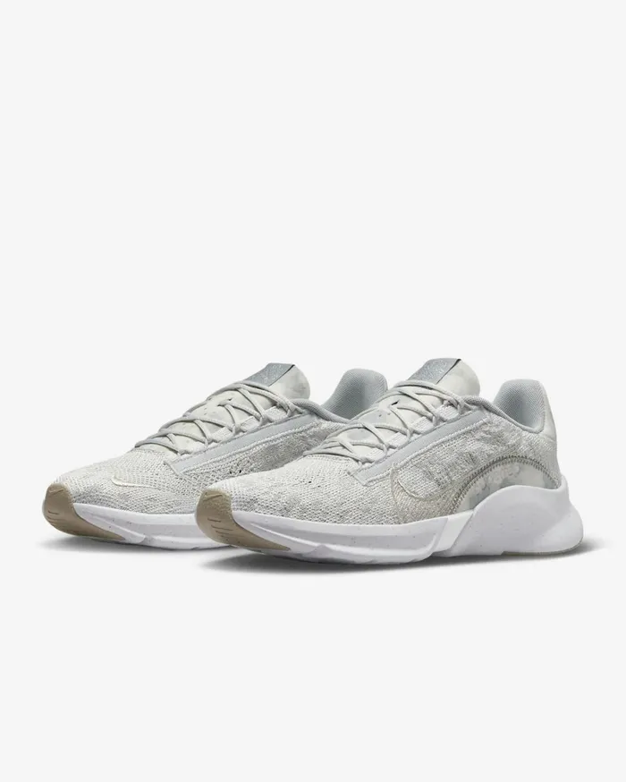 All Shoes Women Nike SuperRep Go 3 Next Nature Flyknit Premium Platinum Tintlight Silverlight Smoke Greywhite