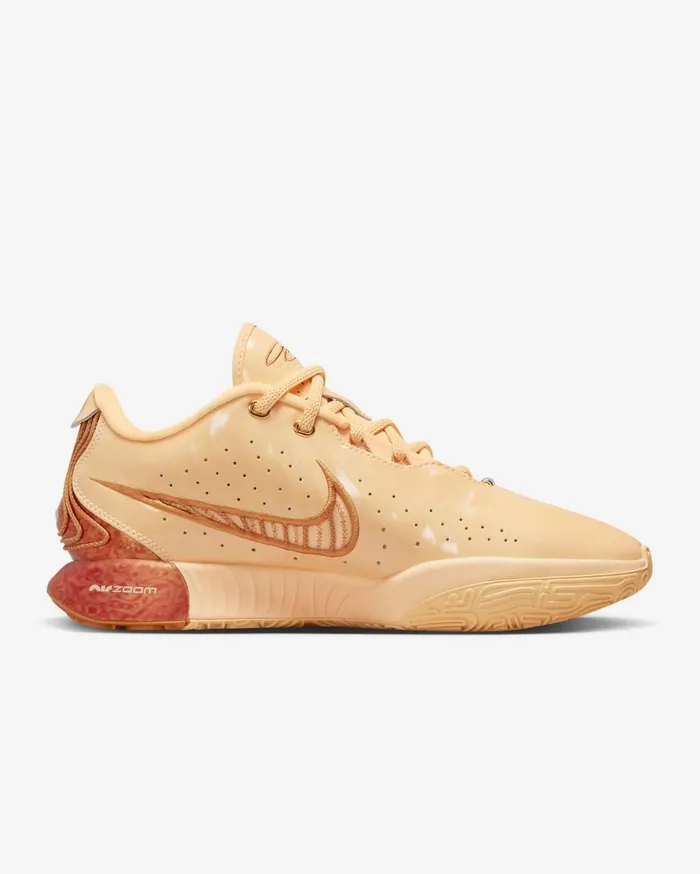 All Sports Women Nike LeBron XXI 039Dragon Pearl039 Melon Tintmetallic Red Bronzemonarch