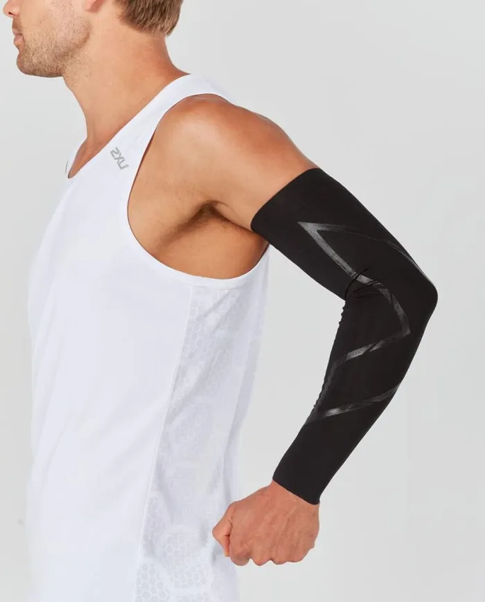 Arm and Calf Sleeves Accessories 2XU Force Compression Arm Guards Blacknero