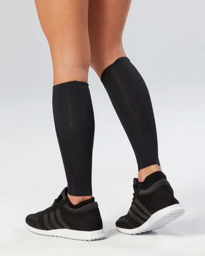 Arm and Calf Sleeves Accessories 2XU Light Speed Compression Calf Guards Blackgold