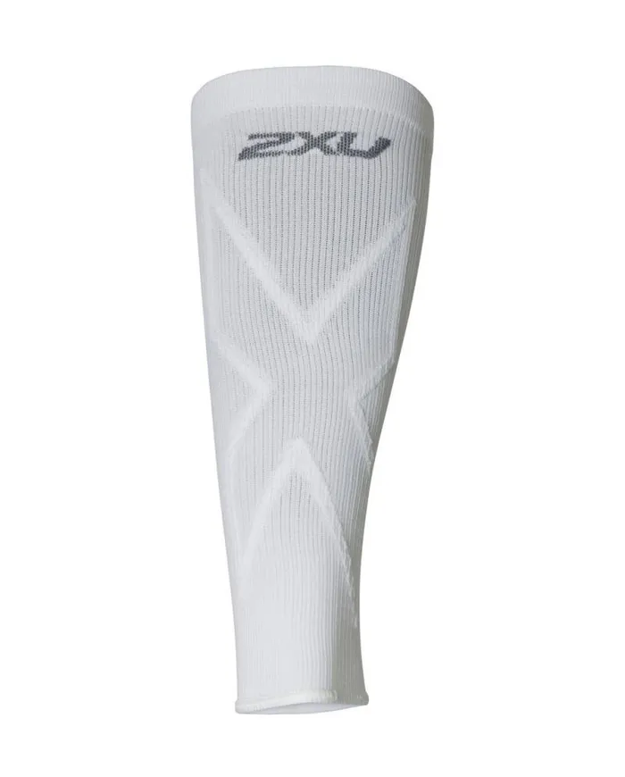 Arm and Calf Sleeves Accessories 2XU X Compression Calf Sleeves White