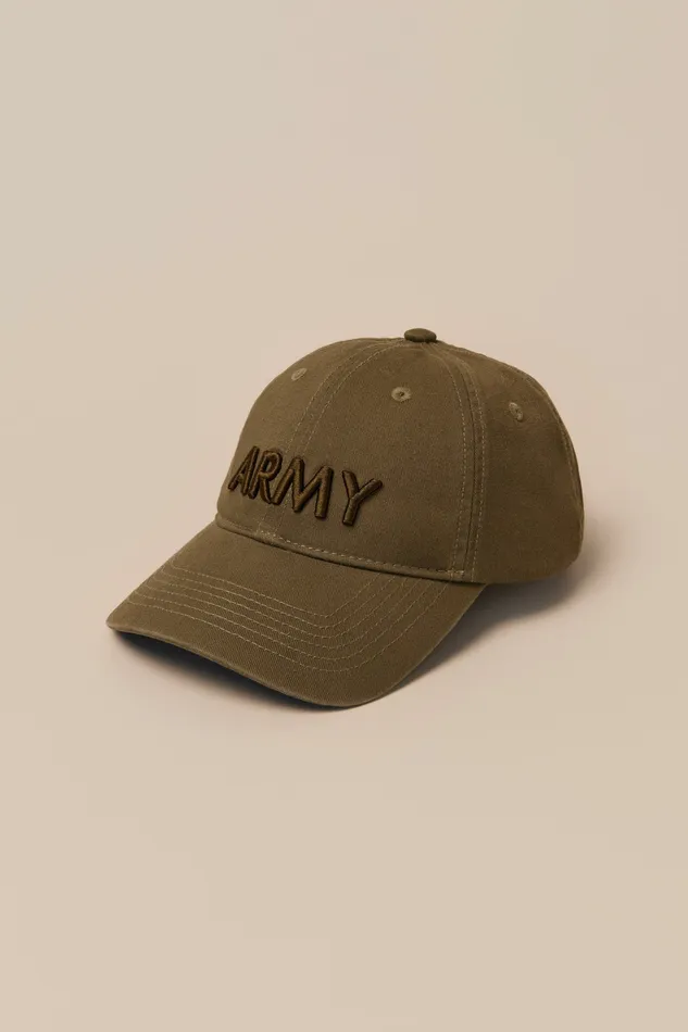 Army Baseball Cap Forest Green Men Lucky Brand Hats