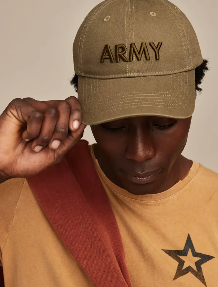 Army Baseball Cap Forest Green Men Lucky Brand Hats