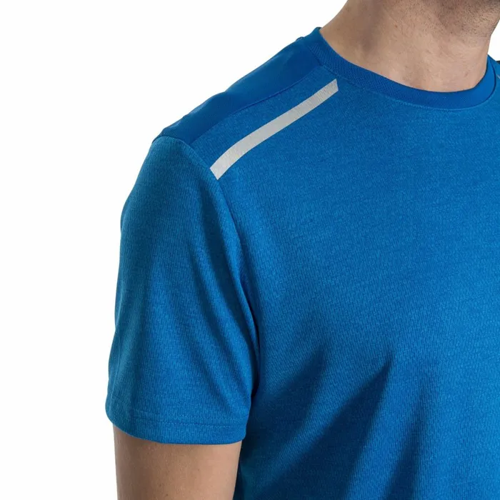 Astin Quick Dry Active Tshirt Vibrant Blue Marl Men Trespass TShirts