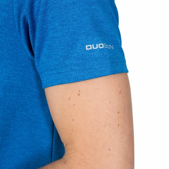Astin Quick Dry Active Tshirt Vibrant Blue Marl Men Trespass TShirts