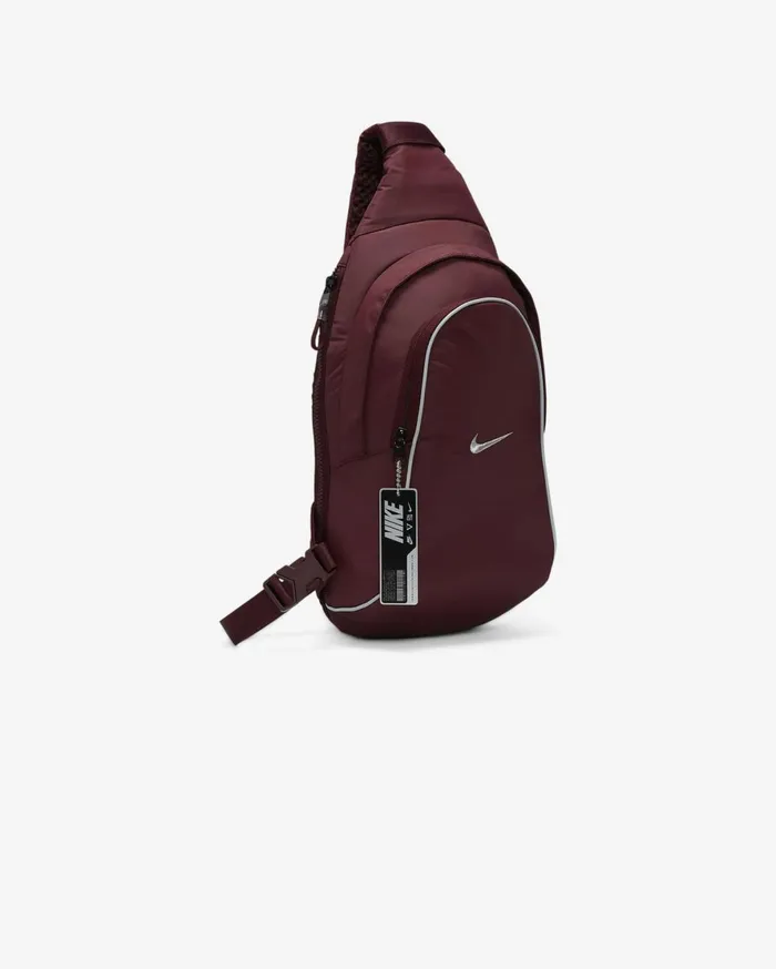 Bags And Backpacks Women Nike Sportswear Essentials Night Maroonnight Maroonmetallic Silver