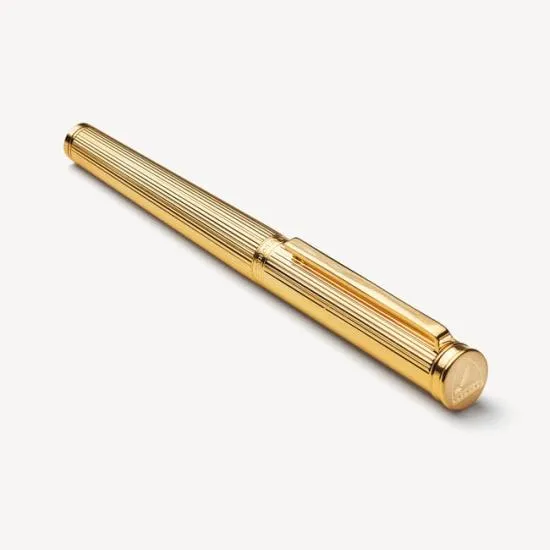 Ballpoint Pen 23ct Gold Plated Women Aspinal Of London Luxury Engraved Pens