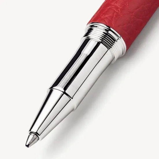 Ballpoint Pen Cardinal Red Pebble Women Aspinal Of London Luxury Engraved Pens