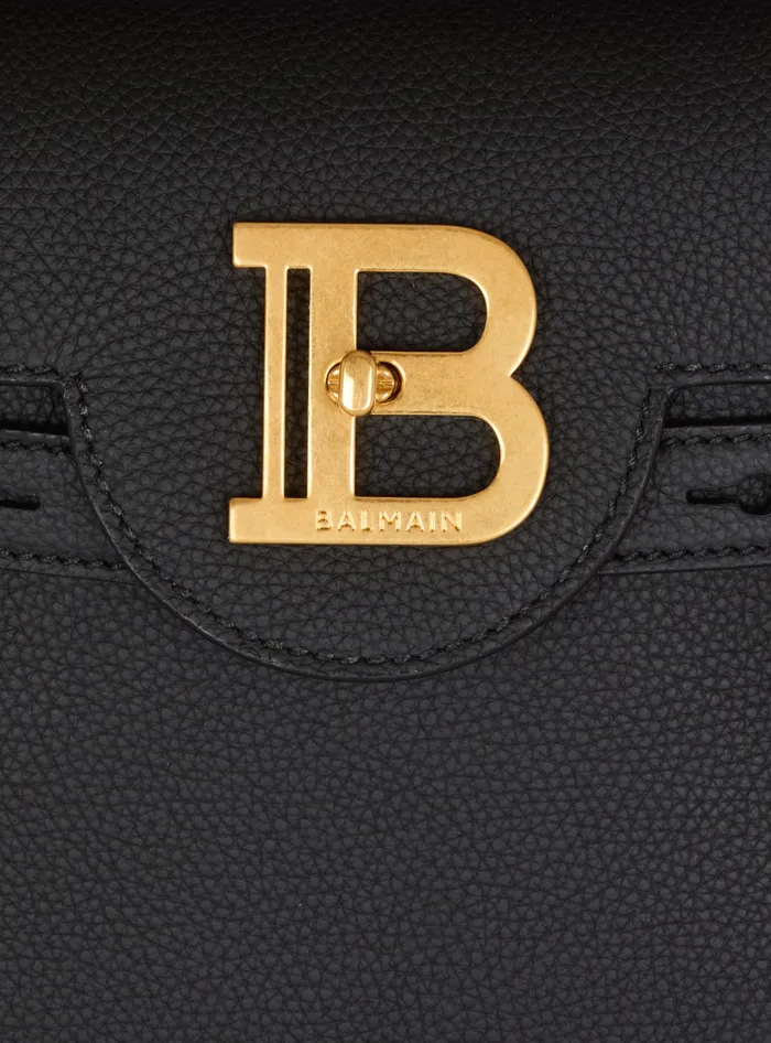 Balmain Handbags Women BBuzz 23 Grained Leather Bag Black