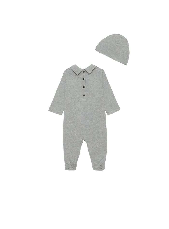 Balmain Kids 2piece Baby Set Grey