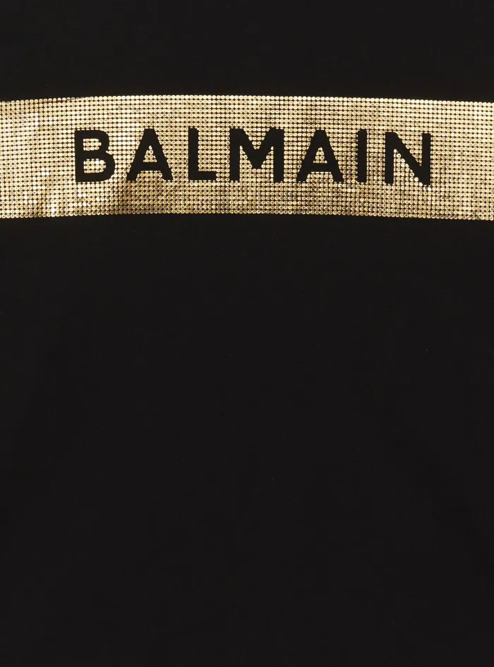 Balmain Kids Tshirt Black