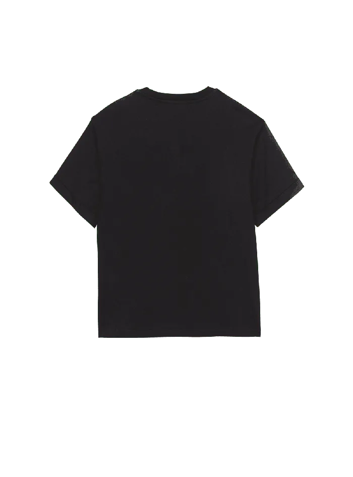 Balmain Kids Tshirt Black