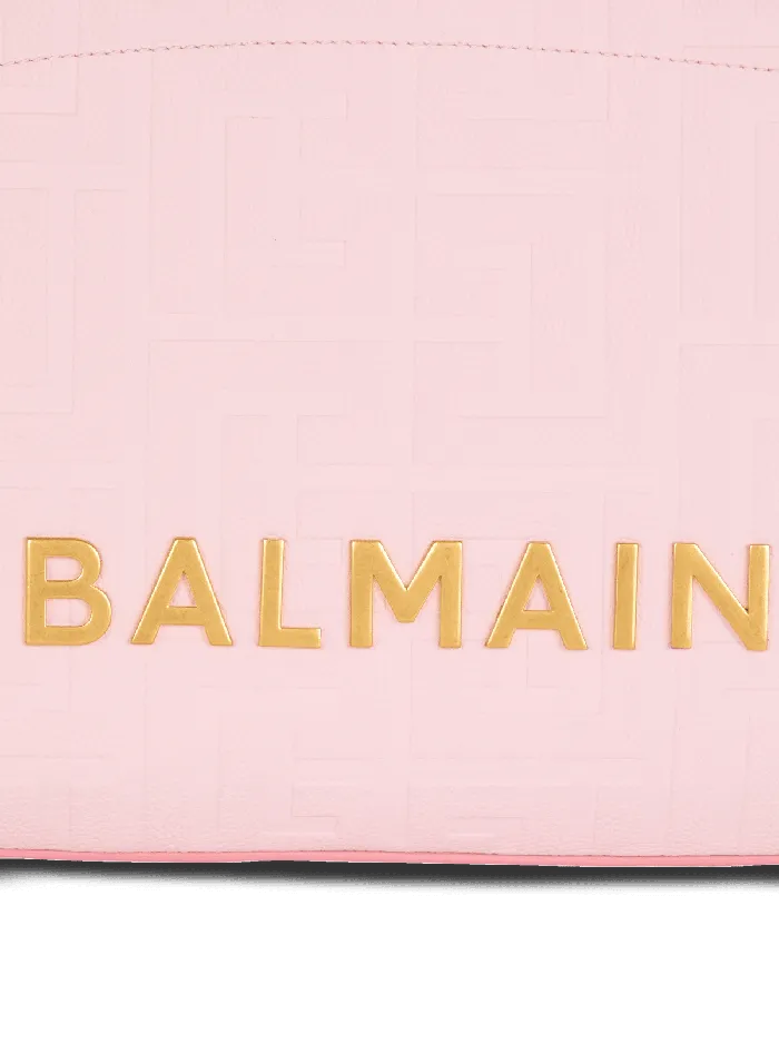 Balmain Tote Bags Women 1945 Soft Tote Bag In Grained Calfskin Pink