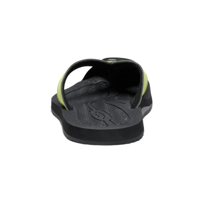 Barbados Daiquiri GreenBlack Leather FlipFlop Women KEEN Sandals