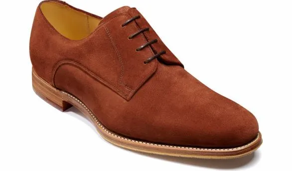 Barker Shoes Ellon 8211 Polo Brown Suede Polo Brown Suede Mens