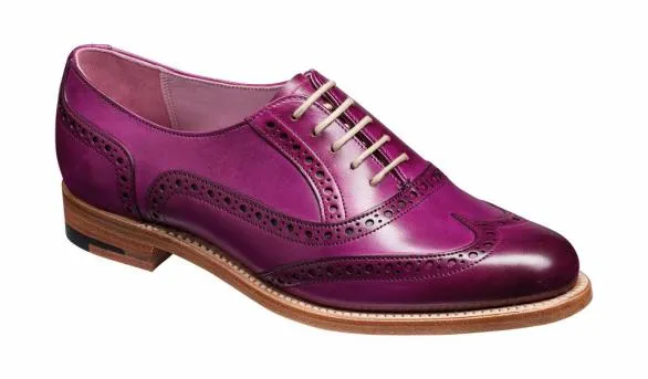 Barker Shoes Fearne 8211 Purple Hand Painted 8211 Ladies Brogue Shoe Purple Hand Painted 8211 Ladies Brogue Shoe Womens Barker Shoes Fearne 8211 Purple Hand Painted 8211 Ladies Brogue Shoe Purple Hand Painted 8211 Ladies Brogue Shoe Womens