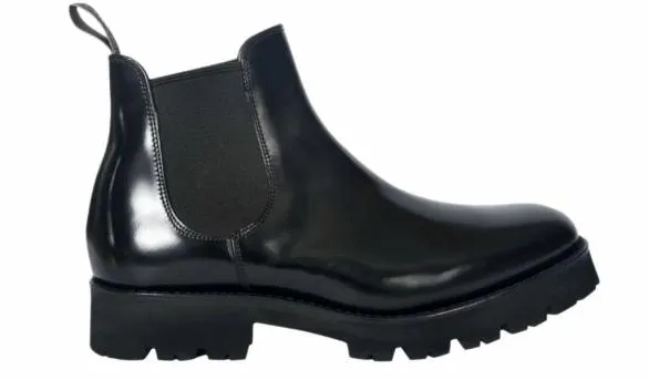 Barker Shoes Jenna 8211 Black Polish Black Polish Womens