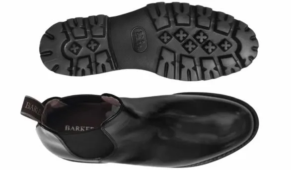 Barker Shoes Jenna 8211 Black Polish Black Polish Womens