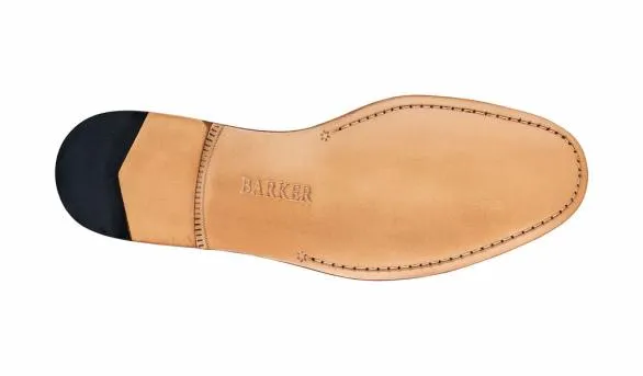 Barker Shoes Ledley 8211 Black Deerskin Loafer Black Deerskin Loafer Mens