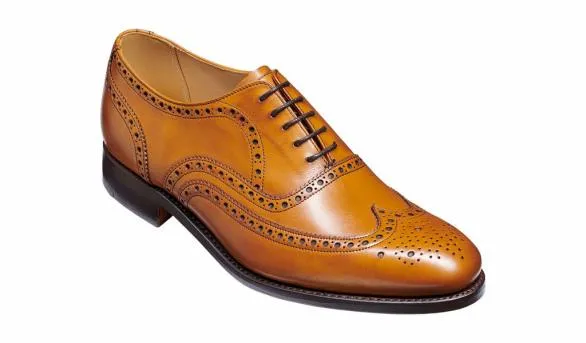 Barker Shoes Malton 8211 Cedar Calf Brogue Cedar Calf Brogue Mens