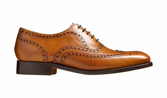 Barker Shoes Malton 8211 Cedar Calf Brogue Cedar Calf Brogue Mens