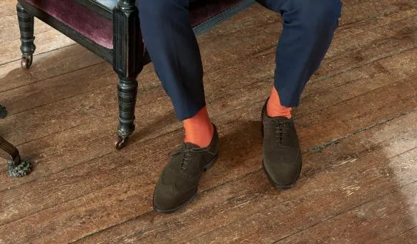 Barker Shoes Malton 8211 Cedar Calf Brogue Cedar Calf Brogue Mens