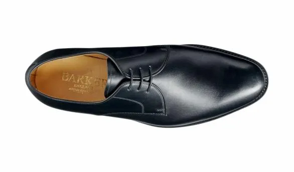 Barker Shoes March 8211 Black Calf Derby Shoe Black Calf Derby Shoe Mens