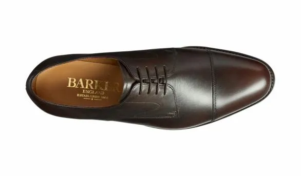 Barker Shoes Morden 8211 Espresso Calf Toe Cap Derby Espresso Calf Toe Cap Derby Mens