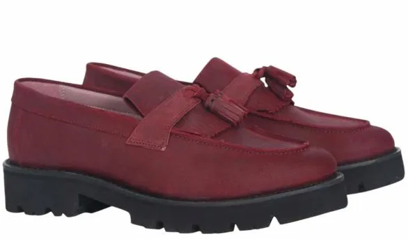 Barker Shoes Tia 8211 Burg Suede Burg Suede Womens