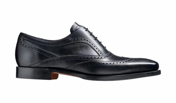 Barker Shoes Turing 8211 Black Calf Hand Stitched Oxford Black Calf Hand Stitched Oxford Mens