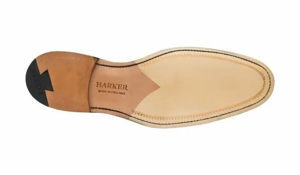 Barker Shoes Victor 8211 Navy Hand Painted Derby Navy Hand Painted Derby Mens