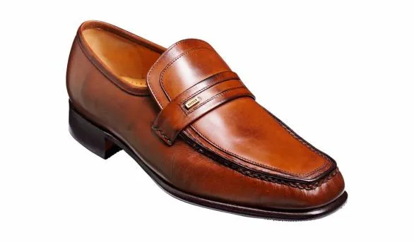 Barker Shoes Wesley 8211 Chestnut Calf Loafer Chestnut Calf Loafer Mens