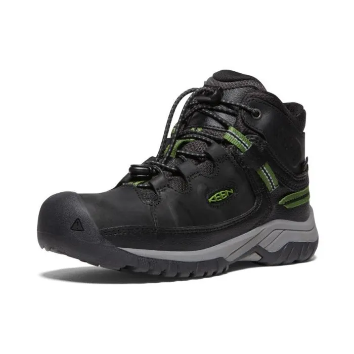 Big Kids039 Black Hiking Boots 8211 Targhee Mid WP Kids KEEN Playground Big Kids039 Black Hiking Boots 8211 Targhee Mid WP Kids KEEN Playground