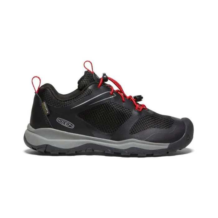 Big Kids039 Wanduro Low Waterproof Black Leather Shoe Kids KEEN Playground