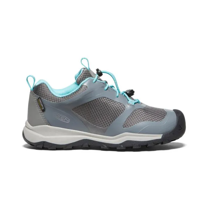 Big Kids039 Wanduro Low Waterproof Grey Leather Shoe Kids KEEN Hike