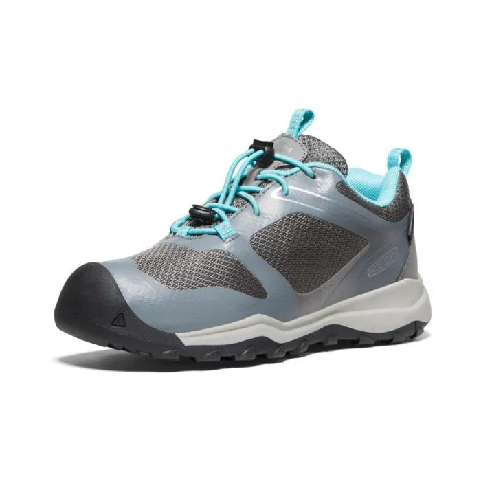 Big Kids039 Wanduro Low Waterproof Grey Leather Shoe Kids KEEN Hike