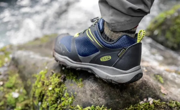 Big Kids039 Wanduro Low Waterproof Grey Leather Shoe Kids KEEN Hike