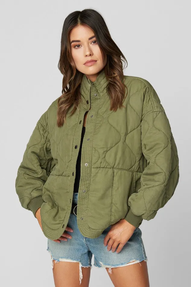 Blank Nyc Burnt Sage Jacket Women Jackets