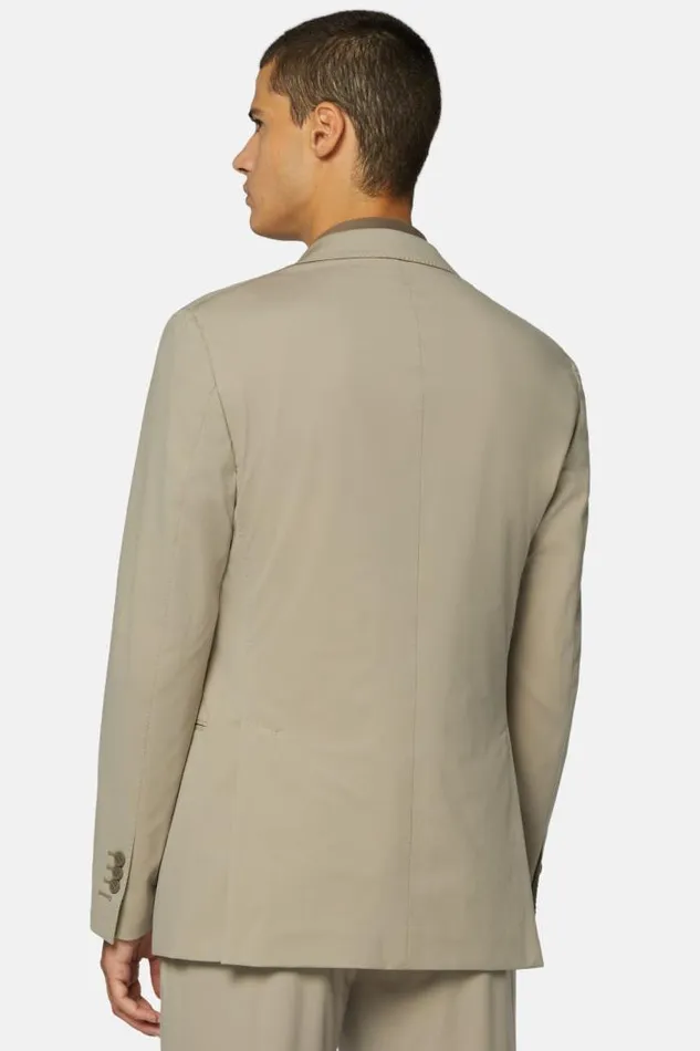 Blazers Men Boggi Milano Beige B Tech Stretch Nylon Jacket Beige Blazers Men Boggi Milano Beige B Tech Stretch Nylon Jacket Beige