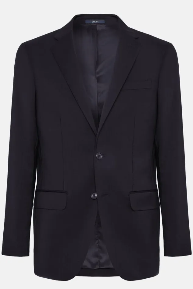 Blazers Men Boggi Milano Navy Stretch Wool Twill Jacket Navy Blue Blazers Men Boggi Milano Navy Stretch Wool Twill Jacket Navy Blue