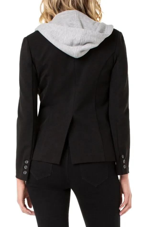 BLAZERS Women Liverpool Los Angeles BLAZER W REMOVABLE HOOD Black