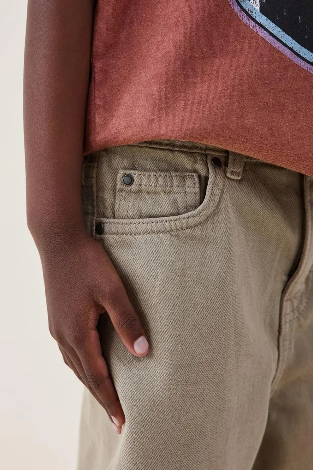 Boys Shorts Cotton On Regular Fit Short Bronte Stone