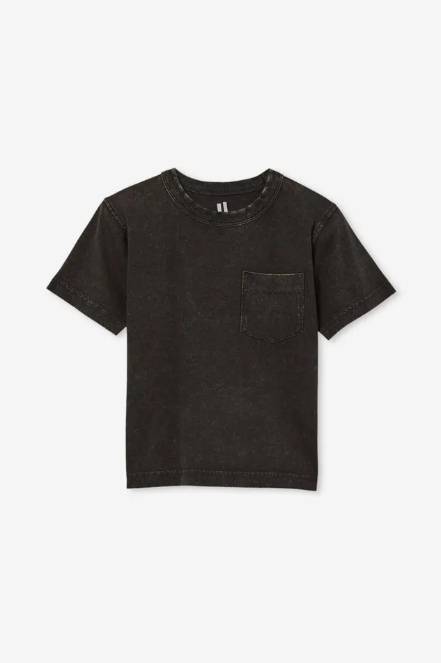Boys Tops and TShirts Cotton On The Essential Short Sleeve Tee Phantom Wash Boys Tops and TShirts Cotton On The Essential Short Sleeve Tee Phantom Wash