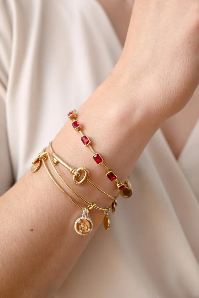 Bracelets Women Alex And Ani Cancer Zodiac Charm Bangle Two Tone