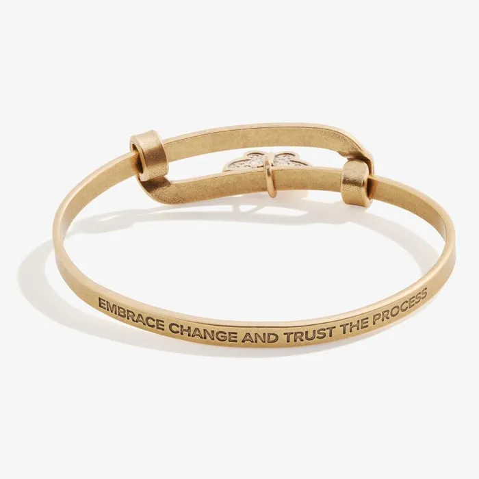 Bracelets Women Alex And Ani Motivation Butterfly Charm Bangle Rafaelian Gold