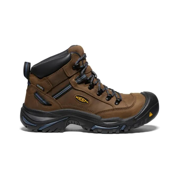 Braddock Mid AL Work Boots 8211 Waterproof Steel Toe Boots Men KEEN Work Boots and Shoes